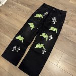 Chrome Hearts Men's Black Jeans - Image 2