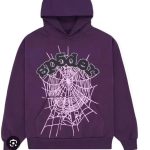Spider Worldwide Men's Purple Hoodie - Image 3