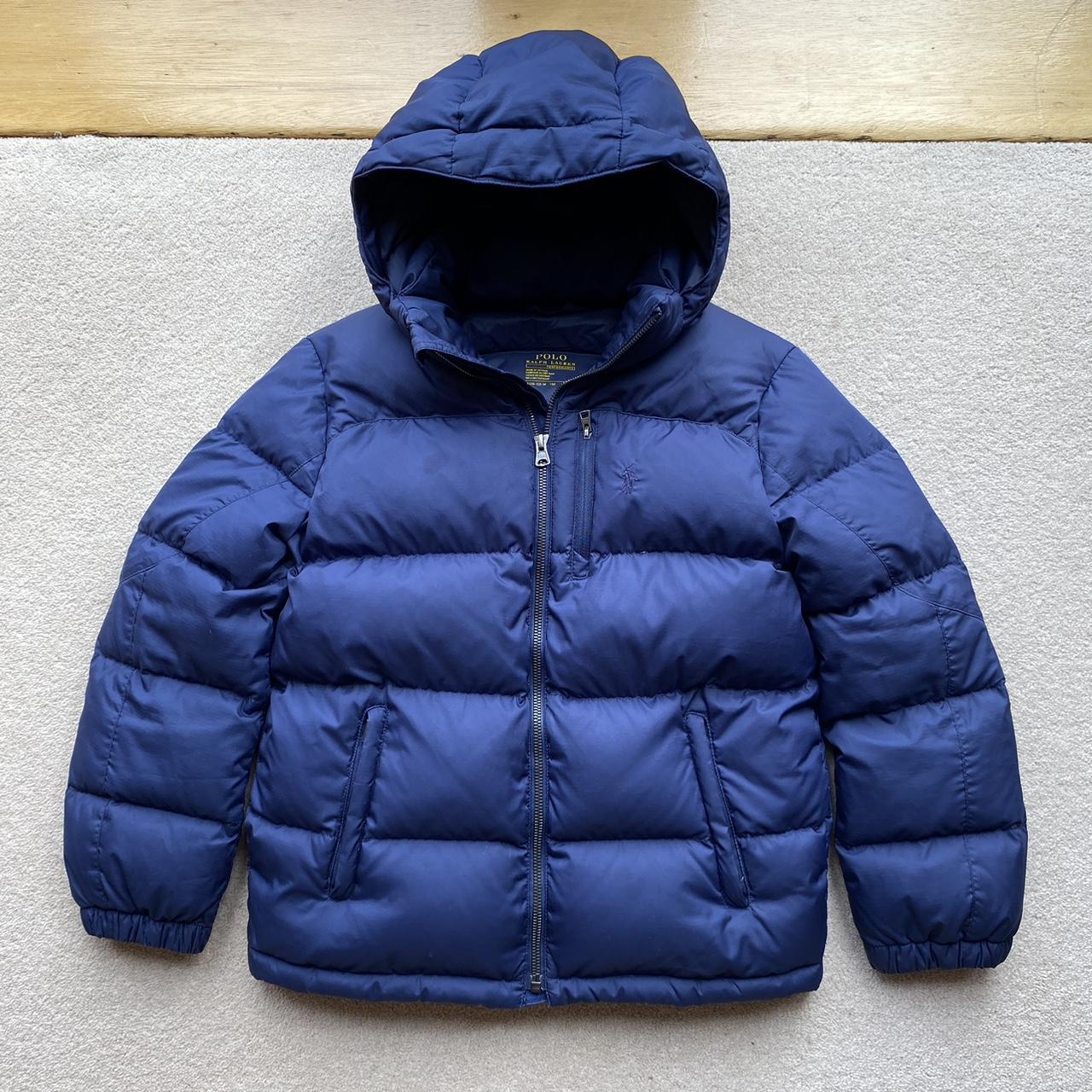 P0 Polo Ralph Lauren Boys' Navy and Blue Jacket - Image 1
