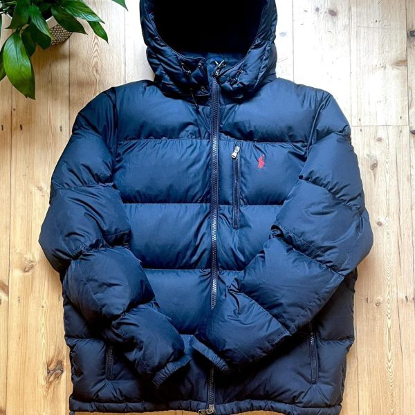 Polo Ralph Lauren Men's Navy and Black Jacket