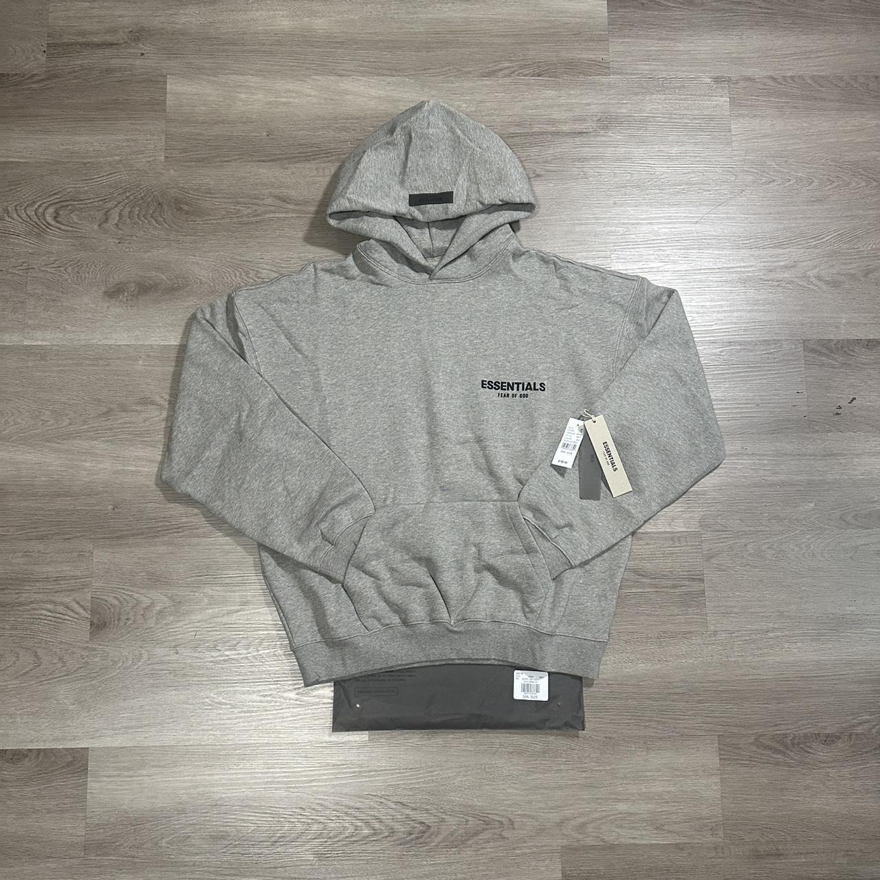P0 Fear of God Men's Grey Hoodie - Image 1