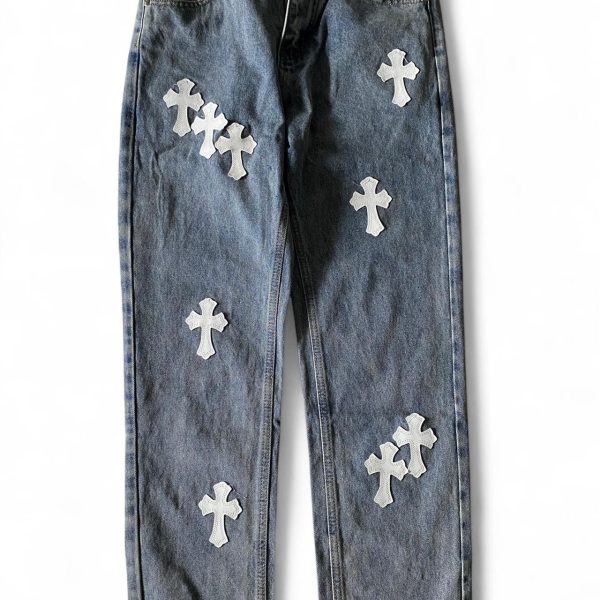 Men's Blue and Navy Jeans