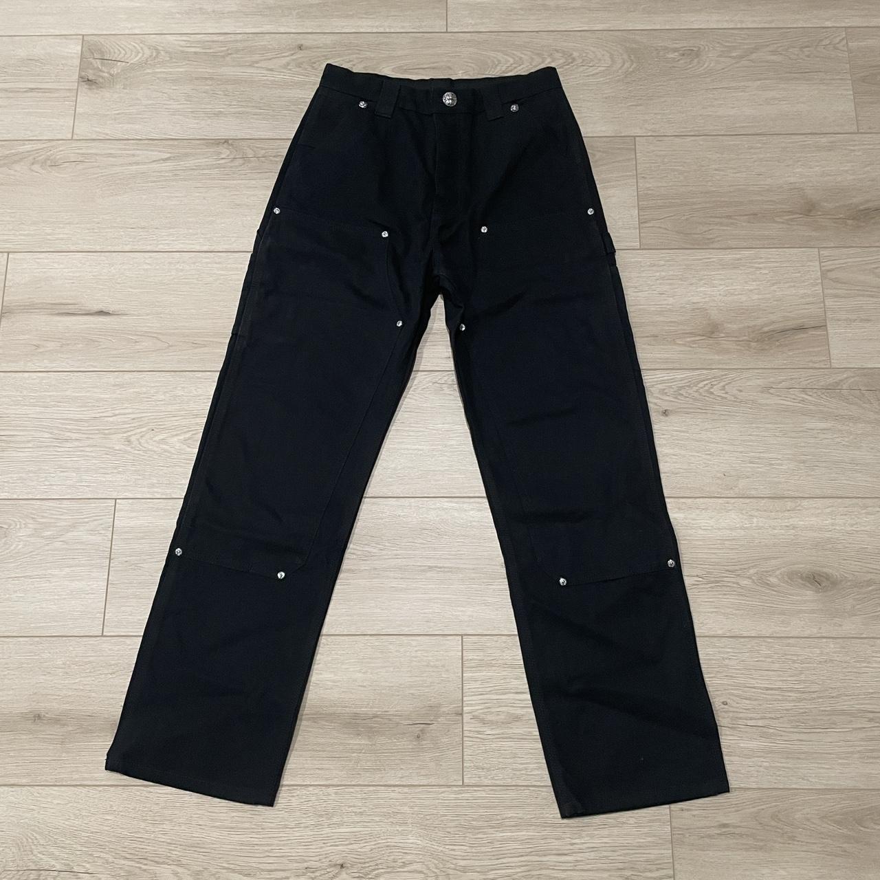 P0 Chrome Hearts Men's Black Trousers - Image 1