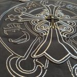 Chrome Hearts Men's Black and Grey T-shirt - Image 4