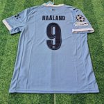 Nike Men's White and Blue Shirt - Image 7