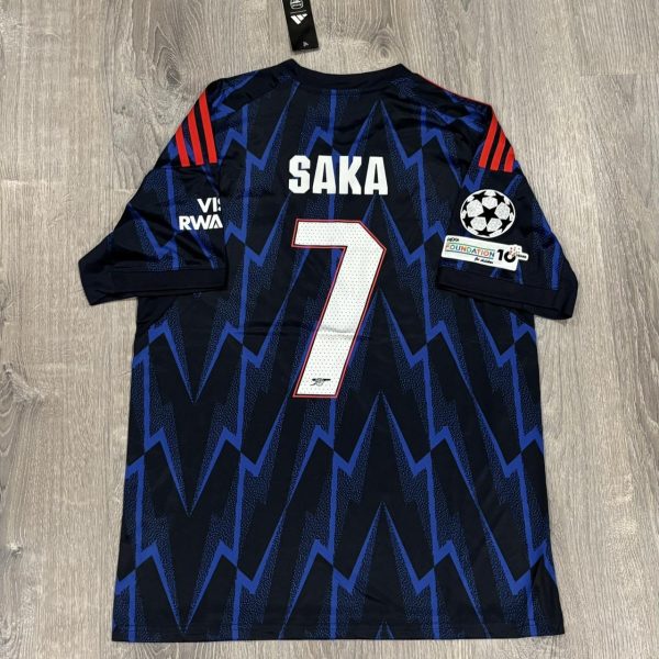 Adidas Men's Blue and Navy Shirt