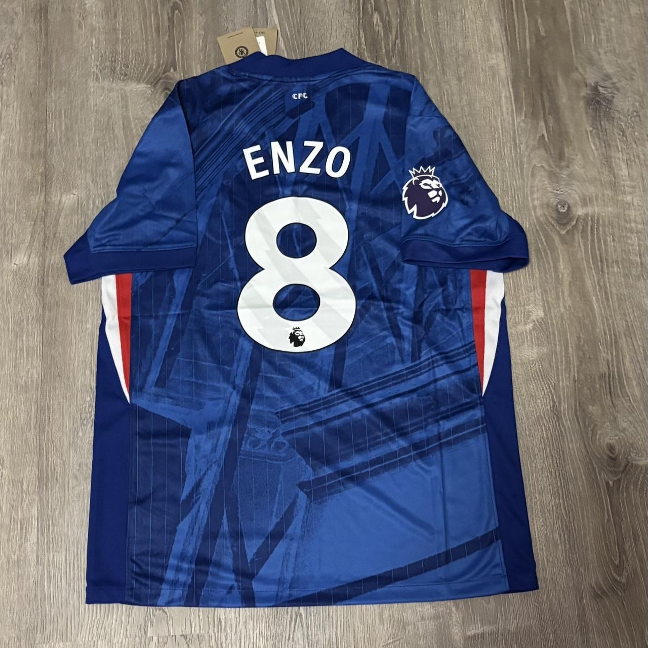 P0 Nike Men's Blue and Navy T-shirt - Image 1