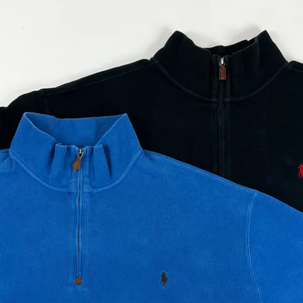 Oversized Ralph Lauren Quarter Zip Sweaters