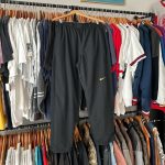 Nike Men's Black and Yellow Trousers - Image 2