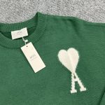 AMI Paris Men's Green Jumper - Image 3