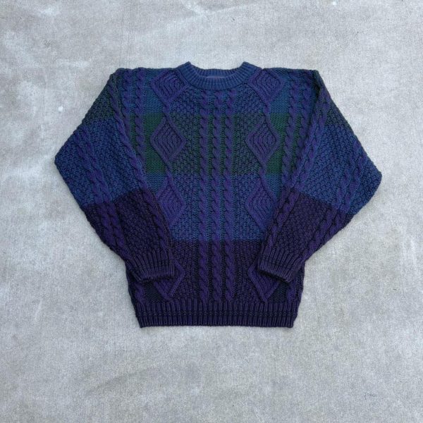 Ralph Lauren Men's Blue and Navy Jumper