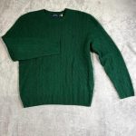 Polo Ralph Lauren Men's Green Jumper - Image 3