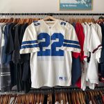 Russell Athletic Men's White and Blue Top