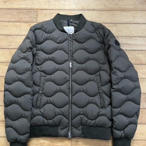 Moncler Men's Black and Grey Jacket