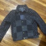 Louis Vuitton Men's Black and Navy Jacket