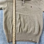 Polo Ralph Lauren Men's Tan and Brown Jumper - Image 5