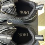 Dior Men's Black and Grey Trainers - Image 7