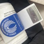 Canada Goose Men's Navy and Black Coat - Image 7