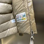 Moncler Men's Khaki and Green Coat - Image 6