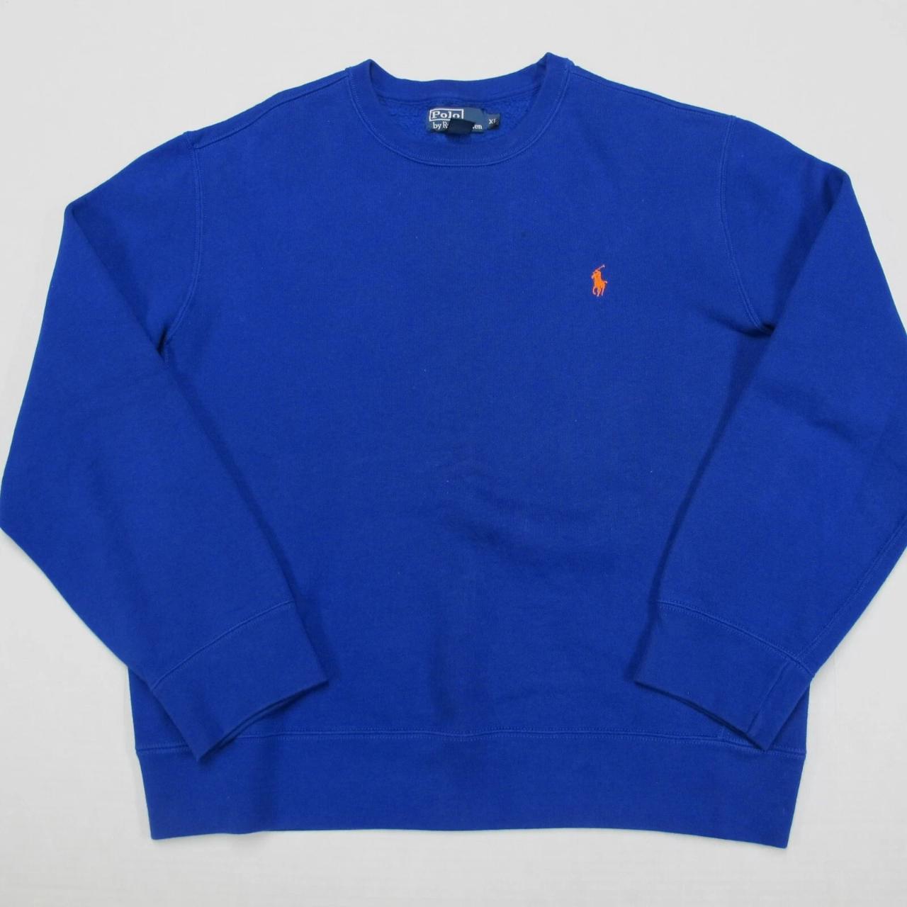 P0 Polo Ralph Lauren Men's Blue Sweatshirt - Image 1