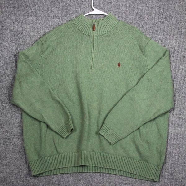 Polo Ralph Lauren Men's Green Jumper