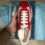 Prada Men's Red Trainers - Image 5