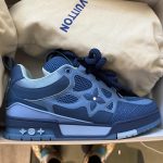 Louis Vuitton Men's Blue and Navy Trainers