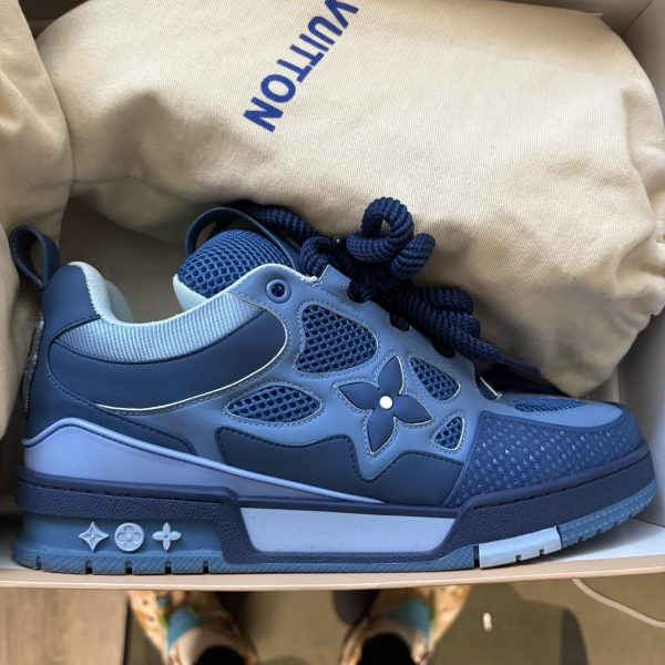 Louis Vuitton Men's Blue and Navy Trainers