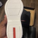 Prada Men's Navy and Blue Trainers - Image 3