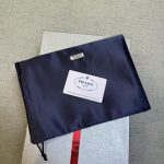 Prada Men's Black and Grey Trainers - Image 7