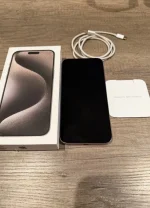 Apple iPhone 15 Pro Max 256 GB Natural Titanium (Unlocked) - Image 8