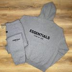 Grey Essentials full tracksuit - Image 2