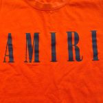 Amiri Men's Orange T-shirt - Image 3