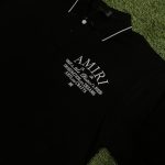 Amiri Men's Black Polo-shirts - Image 2