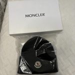 Moncler Men's Black and Navy Hat
