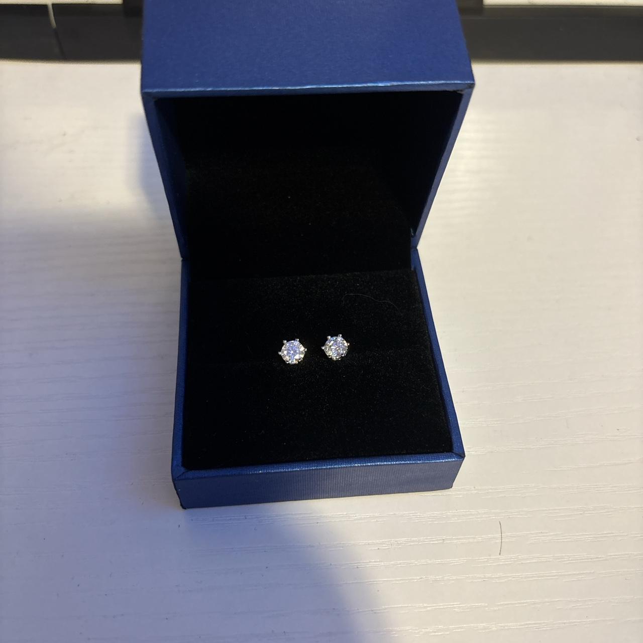 P0 Luxury Moissanite Stud Earrings - Image 1