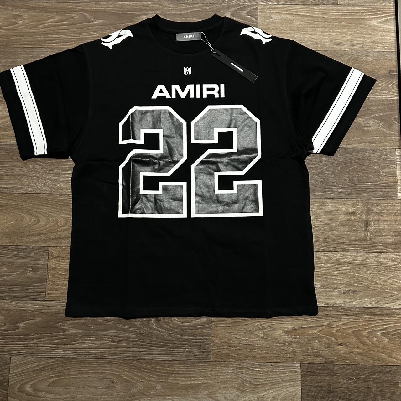 P0 Amiri Men's Black T-shirt - Image 1