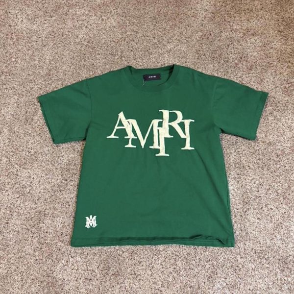 Amiri Men's Green T-shirt