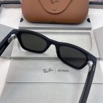 Men's Black and Grey Sunglasses - Image 3