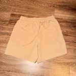 Nike Men's Tan and Cream Shorts - Image 2