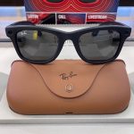 Men's Black and Grey Sunglasses - Image 2