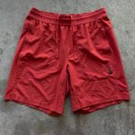 Nike Men's Red and Orange Shorts