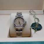 Rolex Men's Silver Watch - Image 2