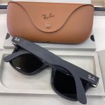 Men's Black and Grey Sunglasses - Image 4